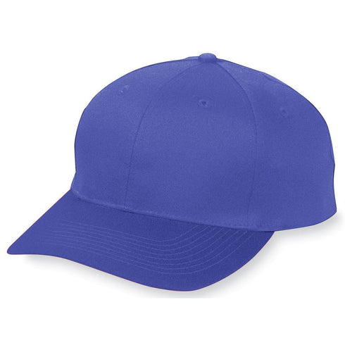 Augusta Sportswear Six-Panel Cotton Twill Low-Profile Cap (6204), Color 'Purple'